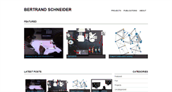Desktop Screenshot of bertrandschneider.com
